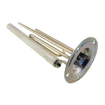 Résistance blindé bride 1500 W 5 trous + anode - ARISTON - 816095 - 1