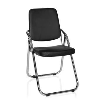 Chaises De Conférence SAMBA CR noir éco-cuir Chaises De Conférence SAMBA CR noir éco-cuir