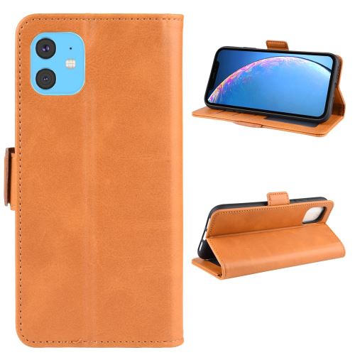 Etui en PU + TPU avec support marron pour votre Apple iPhone XR 6.1 pouces (2019)