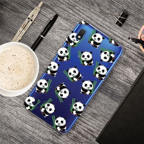 Coque en TPU impression de motifs clair Panda pour votre Samsung Galaxy A10