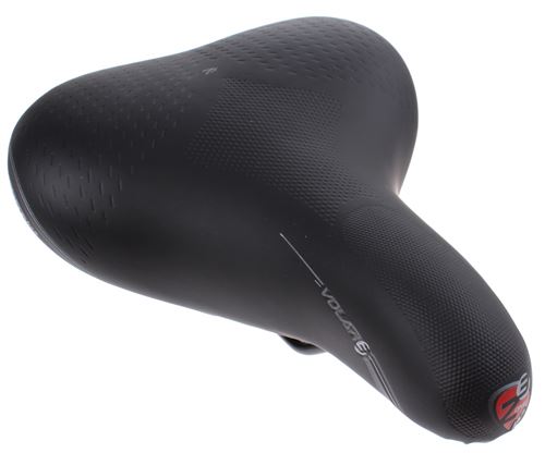 Selle Bassano Selle Comfort Plus noir unisexe