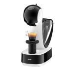 De Longhi infinissima edg260.w – Cafetière à capsules, Nestlé Dolce Gusto 15 bars de pression, réservoir d'eau amovible, plateau réglable à 3 étages, Blanc