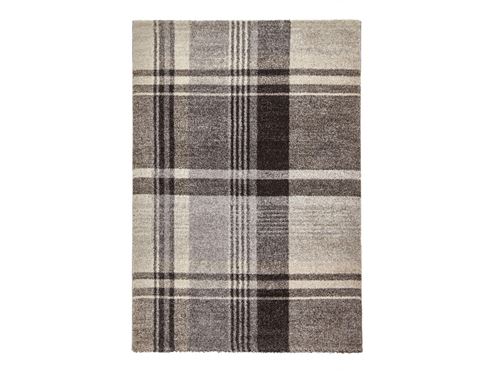BOBOCHIC Tapis PARVIN Beige / Noir 120 x 170