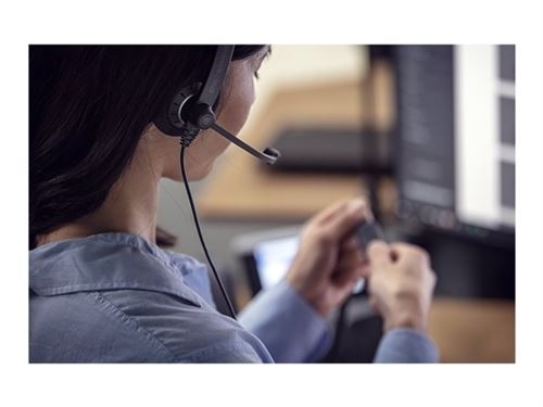 Sennheiser Epos Impact Sc 30 Usb Ml - Micro-Casque - Sur-Oreille - Filaire - Usb - Noir avec Des Reflets Orange