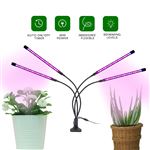 Garpsen Lampe De Culture LED Double Tête Pour Plantes D'Intérieur - Hauteur Réglable 167cm Avec Minuterie