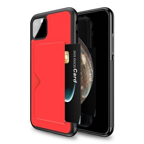 Coque en TPU + PU rouge pour votre Apple iPhone XS (2019) 5.8 pouces
