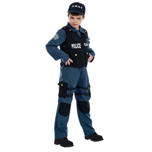 ATOSA Déguisement Militaire Swat - Enfant - 5/6 ans (110 à 116 cm