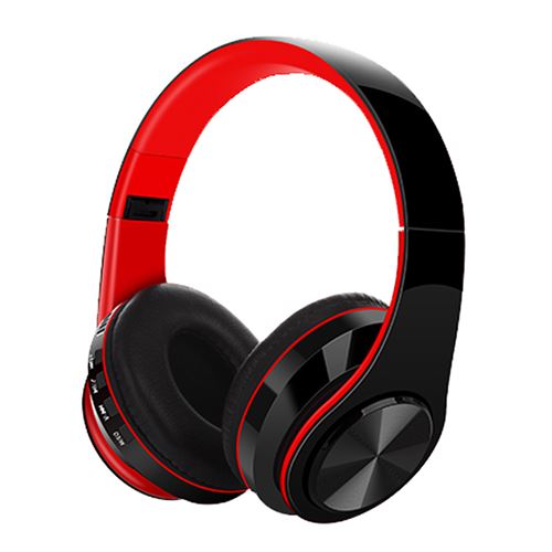 Non Communiqué Rouge Casque Audio 934 Bluetooth Sans Fil Confortable Et Portable - Image 1