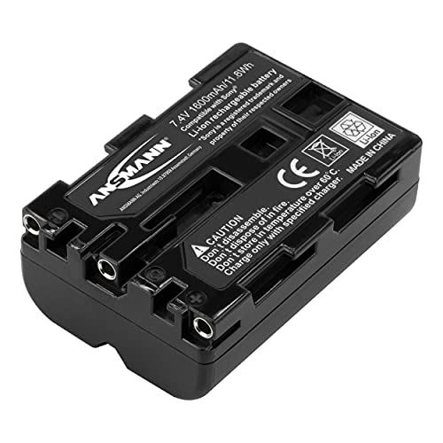 ANSMANN A-Son NP FM 500 H - Pile pour appareil photo - Li-Ion - 1500 mAh - pour Sony a DSLR-A100, A350, A450, A500, A550, A560, A580, A850, SLT-A57, A58, A65, A77; a77 II