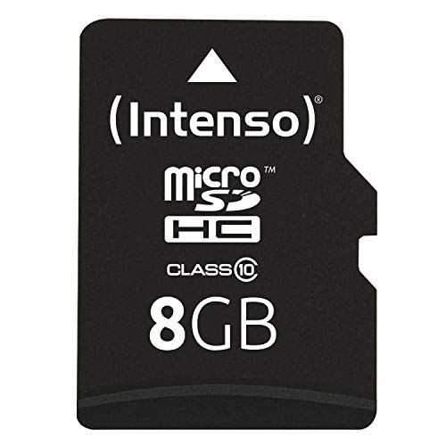 Intenso 3413460 Carte mémoire micro SDHC 8 Go Classe 10
