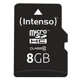 Intenso 3413460 Carte m moire micro SDHC 8 Go Classe 10 Intenso 3413460 Carte m moire micro SDHC 8 Go Classe 10