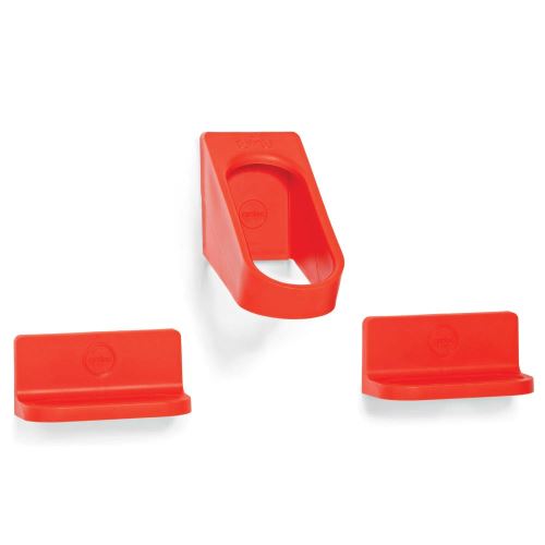 Rangement mural pour vélo avec pédale horizontale Cycloc Hero convient au vélo Orange