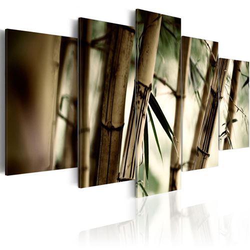 Artgeist - Tableau - Forêts de bambous 100x50 cm