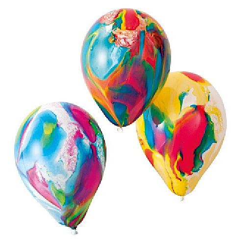 Amscan ballons marbre 18 cm latex 8 pièces