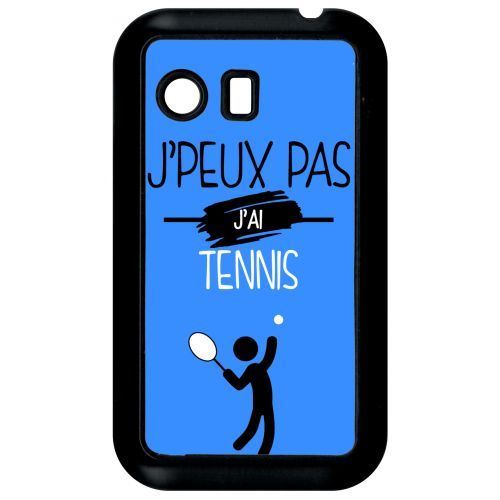 Coque samsung galaxy y j peux pas j ai tennis 12