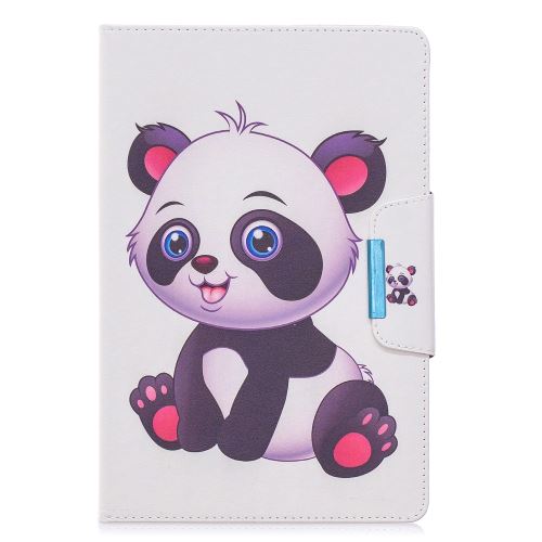 Etui en PU impression de motifs fermoir large bébé panda avec support pour votre Galaxy Tab A 10.1 (2019) SM-T510/SM-T515