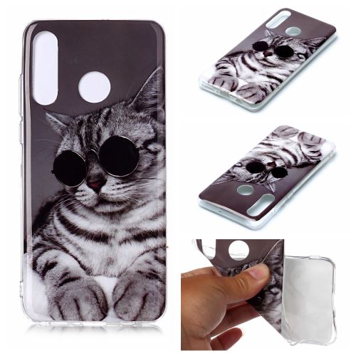 Coque en TPU modèle animal chat pour votre Huawei P30 Lite
