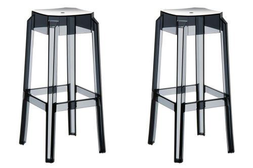 Non Communiqué Noir Clp Lot De 2 Tabourets De Bar Fox