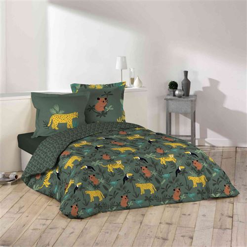 Parure de lit Animaux & Co 200x200 cm