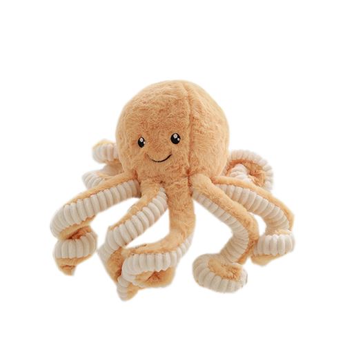 Peluche Poulpe pour les enfants cadeau 23,6 pouces-Orange
