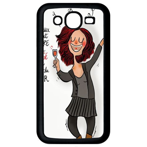 Coque Samsung Galaxy Mega I9150 Boire Du Rouge Broyer Du Noir