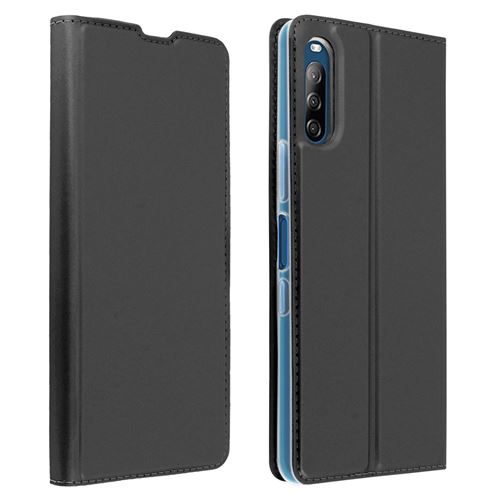Housse pour Sony Xperia L4 Protection Intégrale Porte-carte Support Vidéo Noir