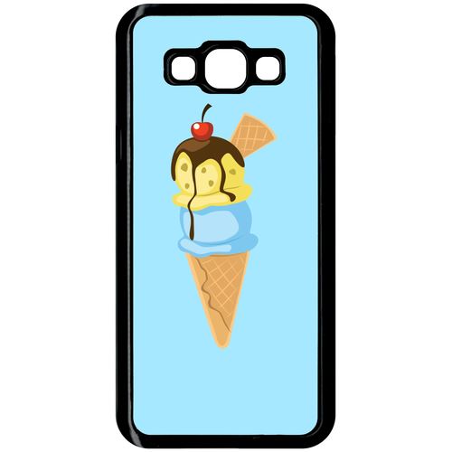 Coque Samsung Galaxy A8 Glace Cornet Bleu