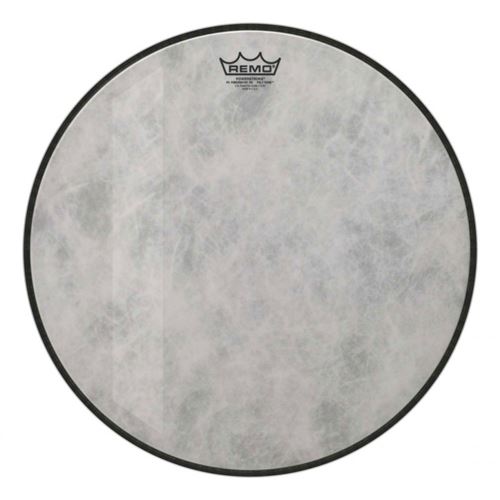 Remo P3-1518-FD-FLT - Peau de frappe Powerstroke 3 Fiberskyn Diplomat Felt Tone de 18 pour grosse caisse