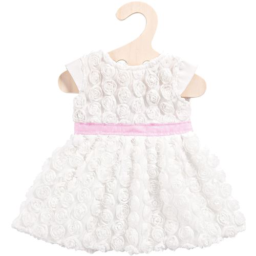 Heless robe de poupée blanche pour poupée de 35-45 cm
