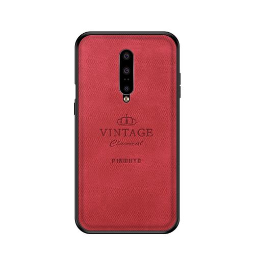 Etui en PU Honorable Series combo rouge pour votre OnePlus 7