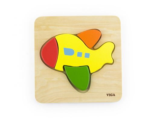 Vigatoys - Puzzel - Vliegtuig - Klein
