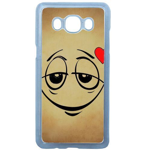 Coque smiley amoureux compatible galaxy j7 2016 transparent