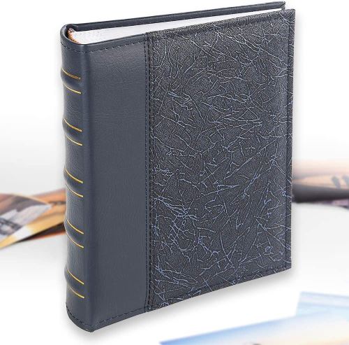 Victoria – Collection Photoalbum – B 10 x 15/200 m abstrait – Bleu (Bookbound Dos, Pochettes 200 photos en taille 10,2 x 15,2 cm/10 x 15 cm Memo écriture Zone)