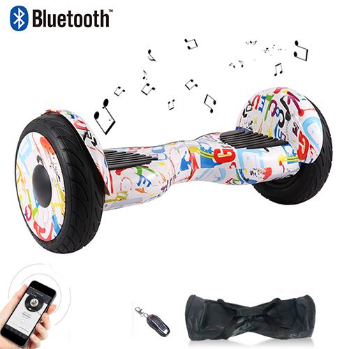 Hoverboard Bluetooth 8.5 pouces Hummer Tout Terrain 700W Gyropde pas cher avec Haute de gamme pour enfants et adultes