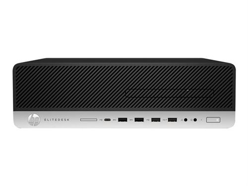 HP EliteDesk 800 G5 - SFF - Core i5 9500 / 3 GHz - RAM 8 GB - SSD 512 GB - NVMe - UHD Graphics 630 - GigE - Win 10 Pro 64 bits - vPro - monitor: geen