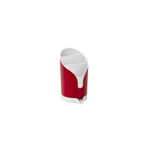 Egouttoir à couverts - 20 x 11 x 13 cm - Rouge