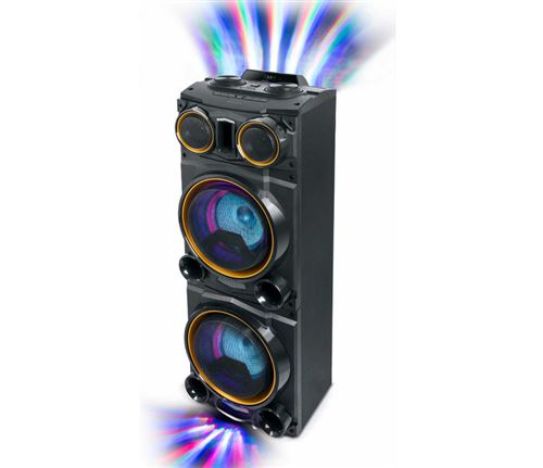 Mini-Chaîne 800W Noir avec Bluetooth Muse M1988Dj