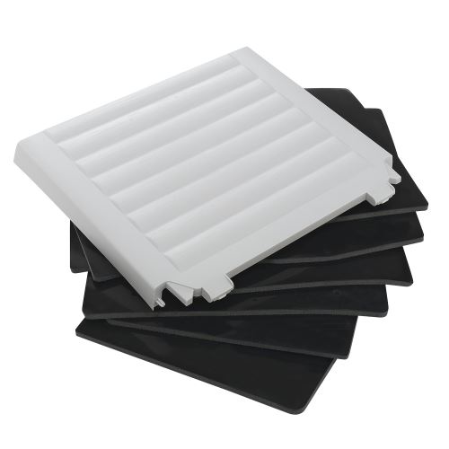 Ferplast Kit de 6 panneaux isolants pour niches pour chiens DOGVILLA 110, kit d'isolation pour niches chiens, panneaux isolants thermiques, intallation facile, 94 x 67 x h 8 cm
