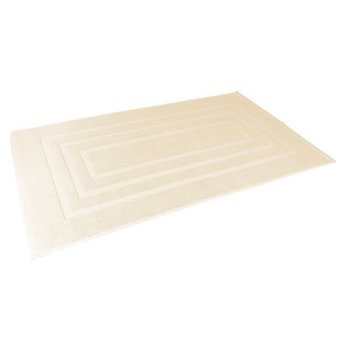 Tapis de bain 50 x 85 cm eponge unie vitamine Naturel