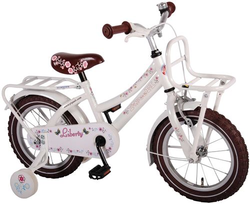 Yipeeh Liberty Urban 14 pouces 23,5 cm Fille Frein à rétropédalage Blanc