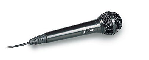 Trevi EM 24 Avec fil Noir - Microphones (76 dB, 100 - 10000 Hz, Unidirectionnel, 600 Ohm, Avec fil, 3 m)