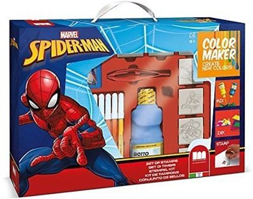 Spiderman color maker - coffret peinture multiprint