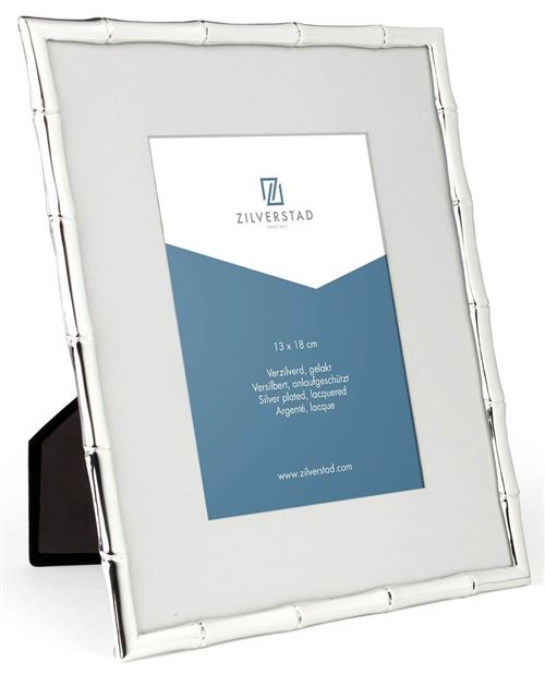 Zilverstad 8032262 Cadre photo Bali, alliage de zinc, argent, 1.9 x 21,7 x 26,9 cm