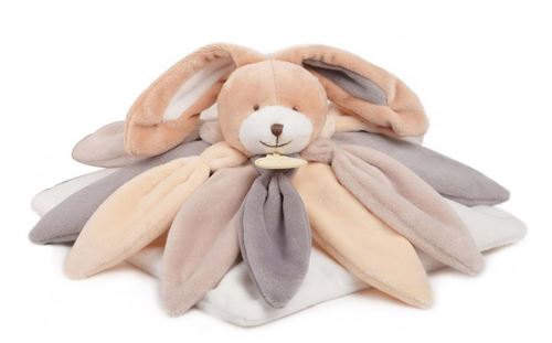 Doudou collector - lapin taupe 28 cm