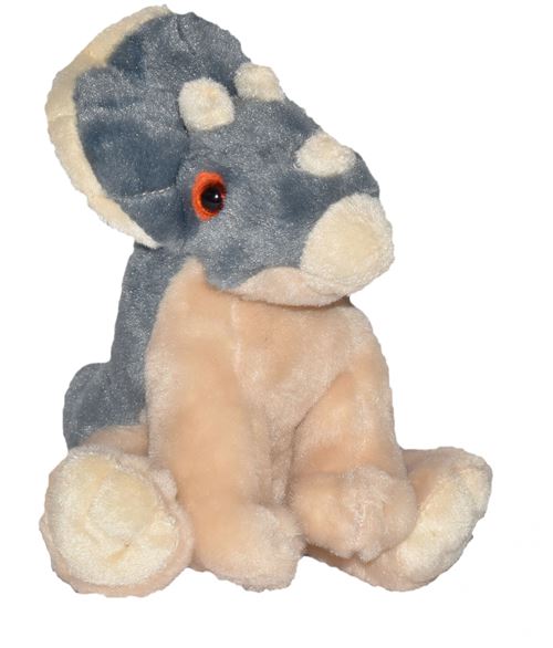 Wild Republic peluche NHMTriceratops 13 cm en peluche naturelle
