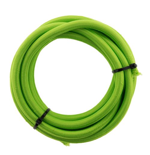 Elexity - Câble textile 3G1 Vert 3m