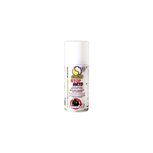 MECATECH Stop Rats répulsif odorant - Antirongeurs repousse tous les nuisibles- Aérosol