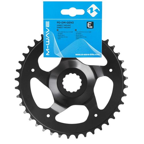 M-Wave plateau PD-DM-Gen3E-bike 42T acier noir