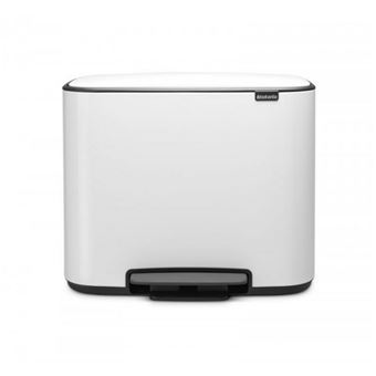 Poubelle à pédale 36l blanc Brabantia 121388 - 1