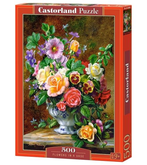 Puzzle 500 Pièces : Flowers in a Vase, Castorland